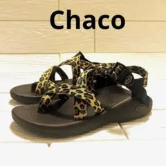 美品✨Chaco チャコ レオパード柄ストラップ アウトドア サンダル W8のサムネイル
