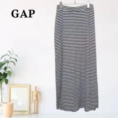 zB862【S】GAP ウエストゴム リラックス ニットスカート カジュアル
