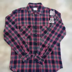 BACK NUMBER チェック柄 長袖シャツ S 新品