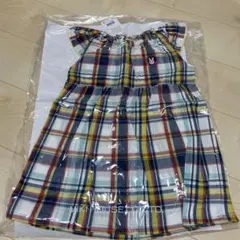 新品　ホットビスケッツ チェック柄 ワンピース 110