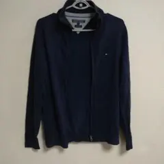 TOMMY HILFIGER ネイビー ジップアップ M