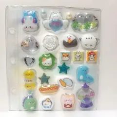 ボンボンドロップ風シール すみっコぐらし 青色 星 ダイヤモンドポップシール