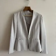 美品✨ザスーツカンパニーシー レディース スーツ セットアップ ノーカラー THE SUIT COMPANY - ザスーツカンパニー上下セットレディース