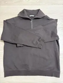T*m様 【美品】WYM ハーフジップ　スウェット　ブラウン　Lのサムネイル