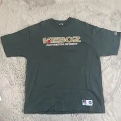 KEBOZ ロゴプリント Tシャツ　グリーン