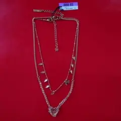 ANNA SUI ハート型ネックレス 2点セット