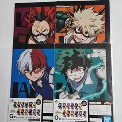 一番くじ　僕のヒーローアカデミア（ヒロアカ）クリアファイル・ステッカーセット