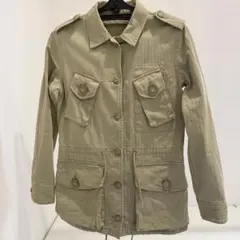 ラルフローレン　カーキ　ミリタリージャケット