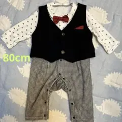 フォーマルロンパース　80サイズ　男の子　入園式　結婚式　七五三　等