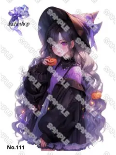 kokoshop オリジナル　人物ステッカーNo.111