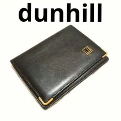 美品 dunhill ダンヒル レザー カードケース 名刺入れ