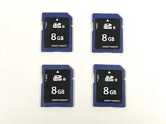 551 パナソニック 8GB SDカード 4枚セット