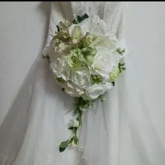 ブライダルブーケ　アーティシャルフラワーブーケ