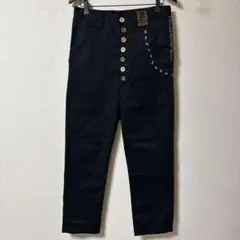 UP START アップスタート サルエルパンツ Mサイズ　黒