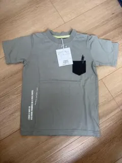 BeBe 半袖Tシャツ カーキ ポケット付きのサムネイル