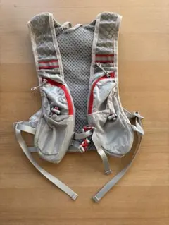 【未使用】ウォーキング・ハイキング　バックパック　グレー/レッド