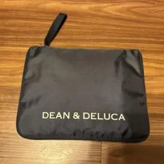 DEAN & DELUCA ネイビー　レジカゴバッグとポーチ