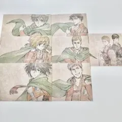 進撃の巨人　アニメイトフェア　特典　ポストカード　全7種