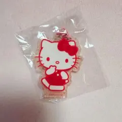 ハローキティアクリルキーホルダー2 赤