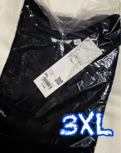 ユニクロU　エアリズムコットンクルーネックTシャツ　ブラック　3XL メンズ長袖