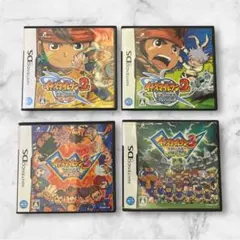 【動作確認済み】イナズマイレブンDSソフト4本セット（2・3 各2本）