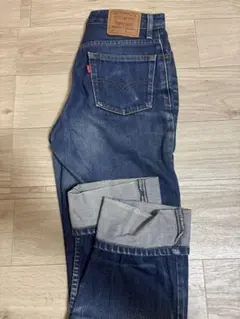 Levi's ダークブルー ストレートデニムのサムネイル