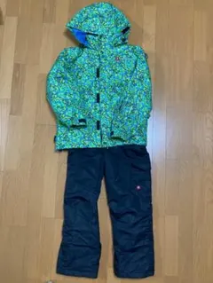 AIR WALK エアウォーク スキーウェア上下セットキッズ150㎝ 緑