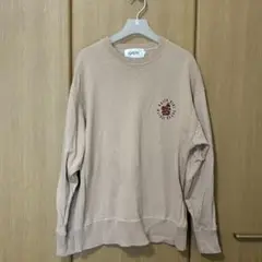 RAIZO 刺繍スウェット ベージュ