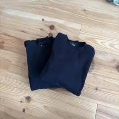 2枚セット　無印良品　スウェット　メンズ　XL ブラック