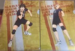 ハイキュー!! 山口忠 月島蛍 コトバの結晶展 クリアファイル2枚 セット ②