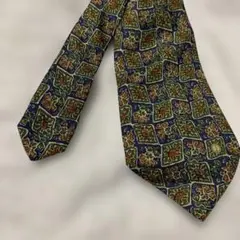 dunhill 100%シルク ネクタイ 花柄