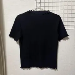 メロウリブ 半袖Tシャツ ブラック