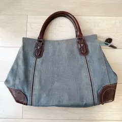 Dakotaダコタ デニムハンドバッグ トート レザー ヴィンテージのサムネイル
