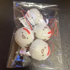 ラウンドワン　みにっコちびマスコット　ほこり 4個セット
