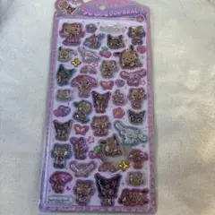 日焼けサンリオ　うるちゅるポップシール　キティ　マイメロ　クロミ　シナモロール