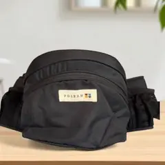 POLBAN　ポルバン　ヒップシート　ウエストバッグ　ブラック