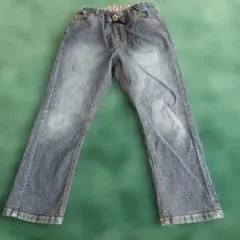 BREEZE　 デニムブルー ストレートパンツ