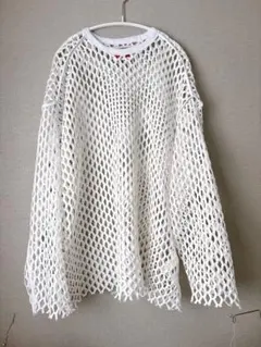 メゾンスペシャル　メッシュカットソー