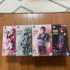 一番くじ ナルト 影風奪還編 サクラ カカシ サソリ フィギュア セット