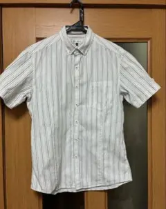 a.v.v / アー・ヴェ・ヴェ半袖ボタンダウン　綿１００％　半袖　ストライプ