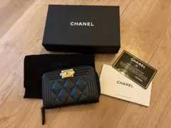 CHANEL キャビアスキン ボーイシャネル