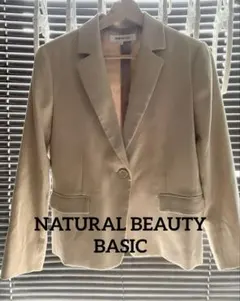 NATURAL BEAUTY BASIC テーラードジャケット ベージュ