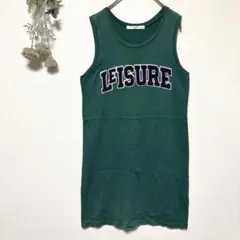 ユナイテッドアローズ｜ロングタンクトップ｜ノースリーブ｜ロゴフェルト刺繍｜バスケのサムネイル