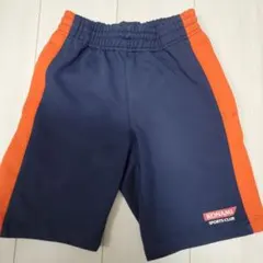 KONAMI体操教室⭐︎Mizuno ハーフパンツ 120 ネイビー/オレンジ
