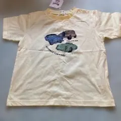 未使用タグ付きNoeil aime BeBe 車デザイン Tシャツ 130のサムネイル