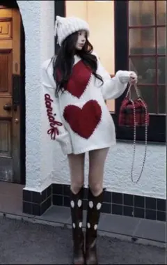 Darich❤︎ハートニットワンピース❤︎