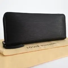 極美品✨ルイヴィトン　ポルトフォイユクレマンス　エピ　ノワール　長財布　黒