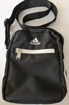 美品！ほぼ未使用 adidas アディダス 3本ライン ミニショルダーバッグ 黒