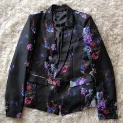 美品　CIVARIZE シヴァーライズ　薔薇　ロック　花柄　テーラードジャケットのサムネイル