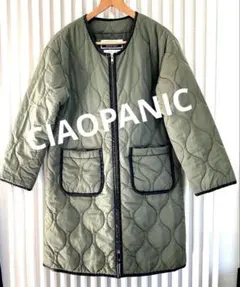 【CIAOPANIC】オリーブグリーン キルティングコート